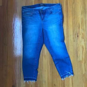 Torrid cropped jeans